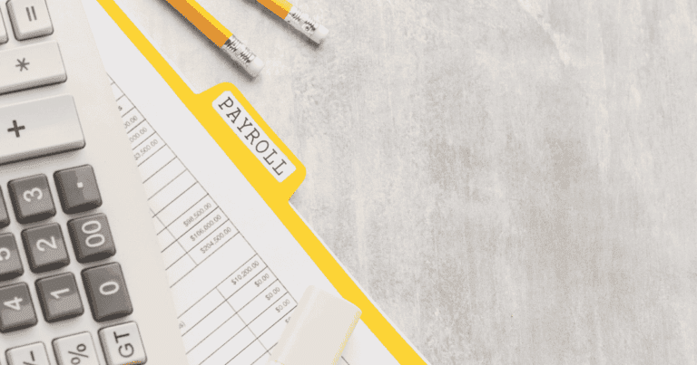 Automated payroll software dashboard