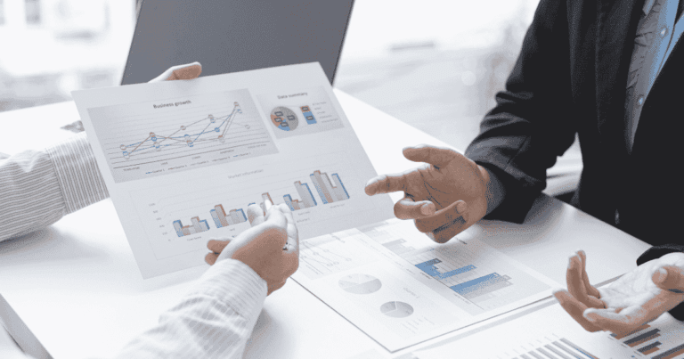 Professional discussing year-round tax planning strategy with a client